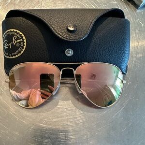New Ray Ban Pink Mirror Aviators
